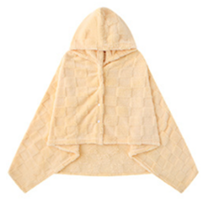 빈즈 극세사 똑딱이 망토 담요