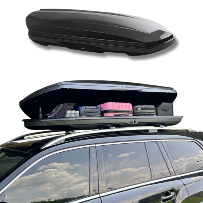 델로드 SUV 루프박스 차량용 루프백 크로스바 포함, 1개, 화이트