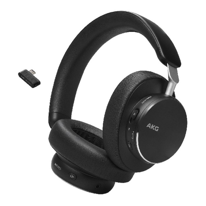 삼성공식파트너 AKG N9 HYBRID 블루투스 헤드폰 HiRes 공간음향 노이즈캔슬링 최대 100시간 C타입 동글이 톡쓰루 주변소리듣기 LDAC 무선 헤드셋