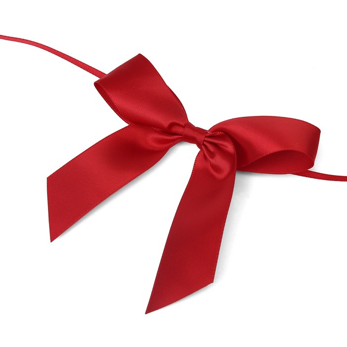 드림팩토리 공단 완성리본 타이리본중, 20개, 레드