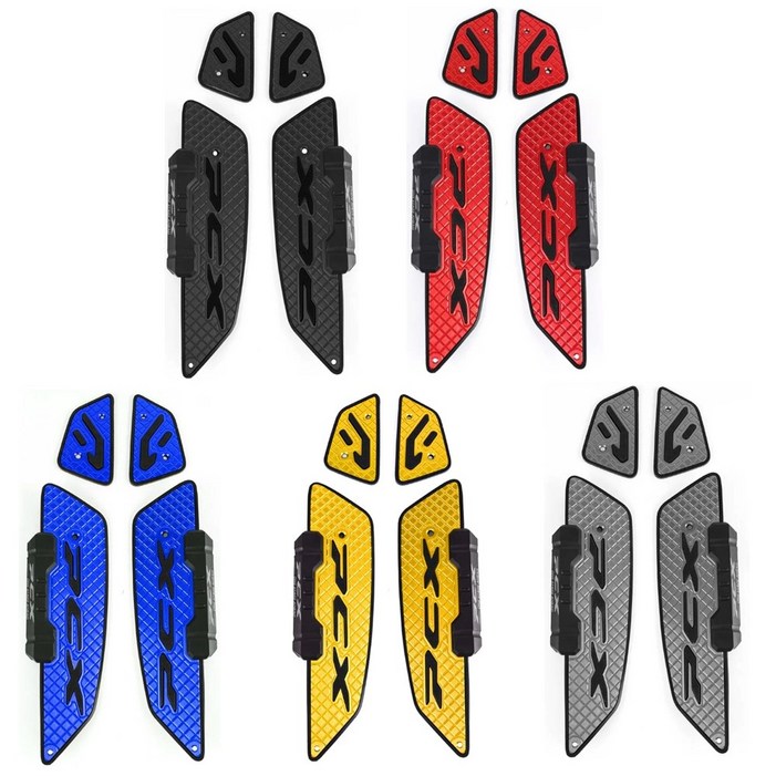 알테쉬 25년식 이후 혼다 PCX125 사이드가드 미끄럼방지 논슬립 발판 호환 골드, 1개