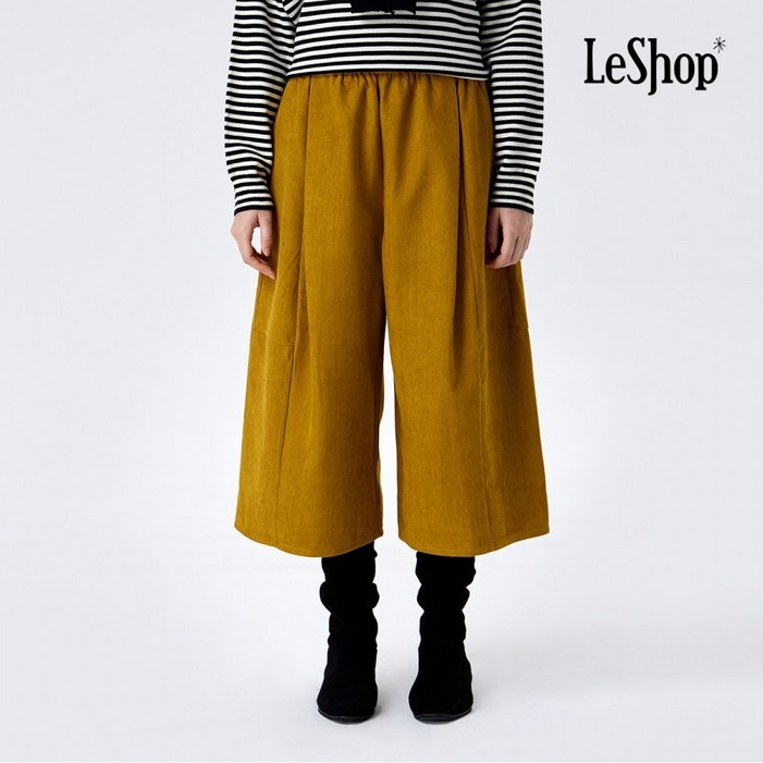 코듀로이 밴딩 7부 팬츠 BP9PT016A