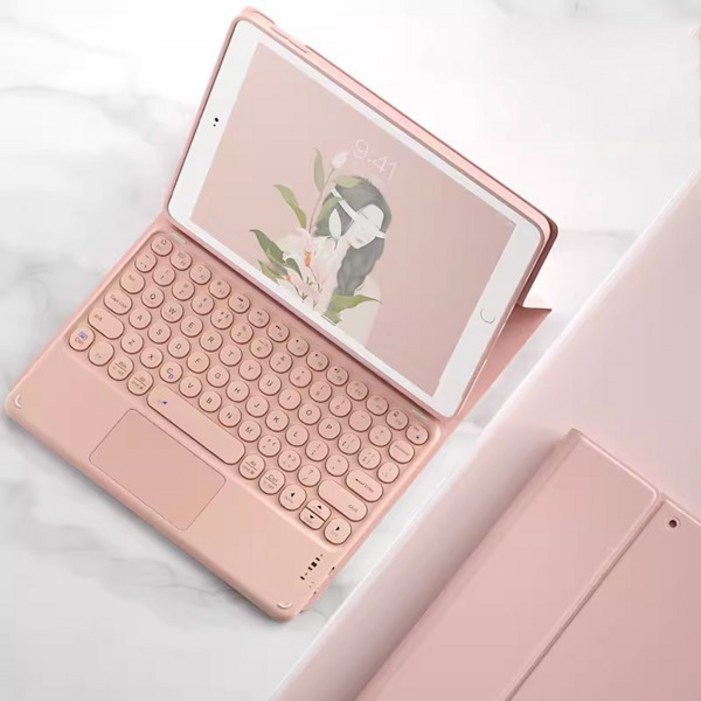 호환  아마존 파이어 HD 10 플러스 2023 2021 맥스 11 HD 10 터치패드 트랙패드 키보드 케이스 탈착식 마그네틱 초박형 케이스 커버