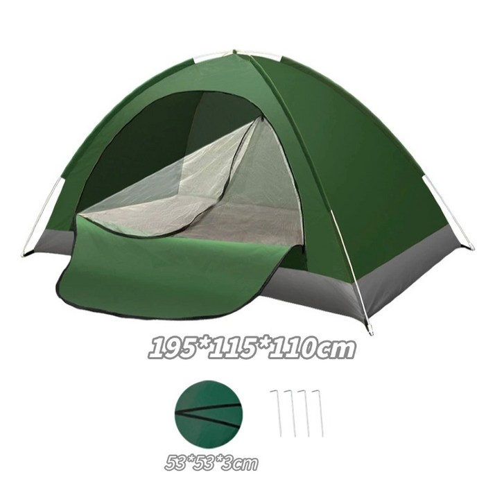 원터치 텐트 캠핑 그늘막 텐트 캠핑 텐트 휴대하기 쉽고 수납이 간편하며