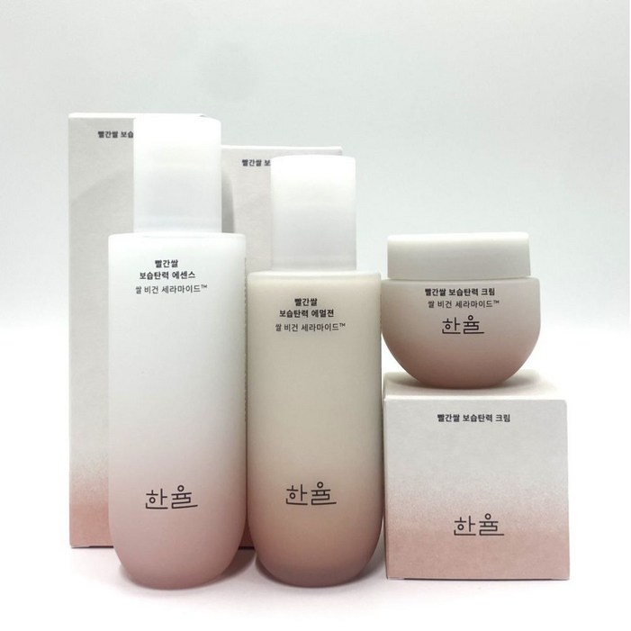 D 한율 빨간쌀 3종 단품구성 스킨로션크림