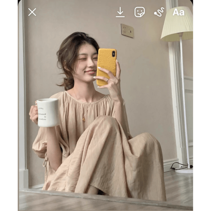 오브제원피스 모니카 포켓 레이어드 경성 쉬폰 Object