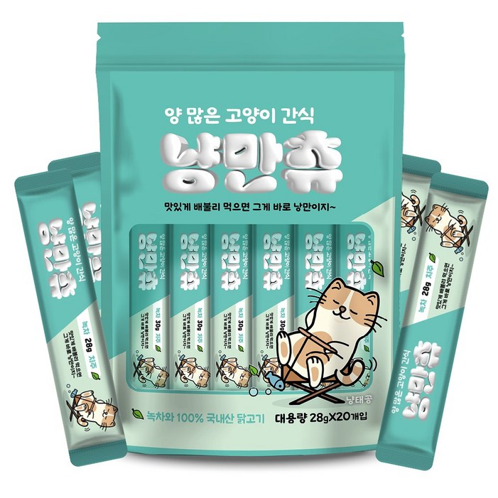 고반 양많은 고양이 짜먹는 간식 냥만츄, 28g, 40개입, 녹차 고반 양많은 고양이 짜먹는 간식 냥만츄, 28g, 40개입, 녹차