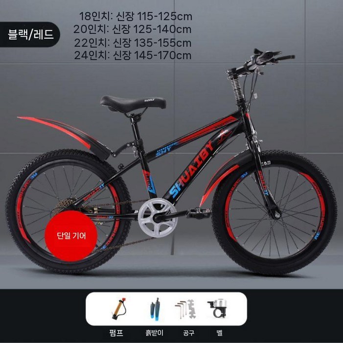 22인치자전거 주니어 초등 입문용 소형 저학년 고학년 자전거