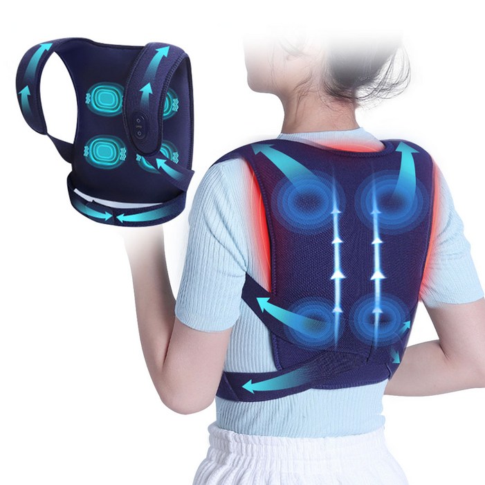 Garrl 무선 등 안마기 어깨밴드 진동 온열 휴대용 밴드 남녀공용