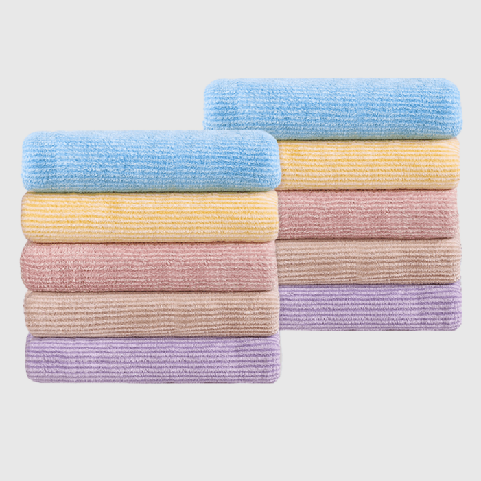 연화삼월 수건 독일 5성급 수건 10장 호텔 수건 40수 세면 타올 먼지없는 수건 수건 5개 OEKOTEX 알러지진드기방지 항균인증, 10개, 5색상