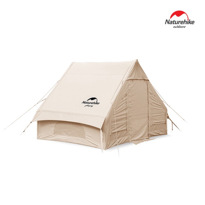 네이처하이크 젠 6.3 코튼 에어 텐트 감성 캐빈 쉘터 패밀리 캠핑 면 혼방 장박, 퀵샌드
