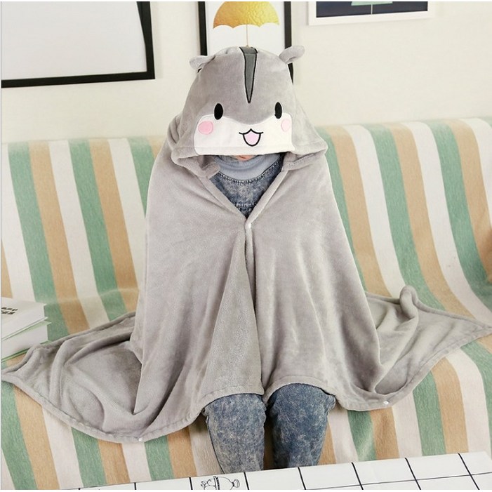 더자카 날다람쥐 망토담요 더자카 날다람쥐 망토담요