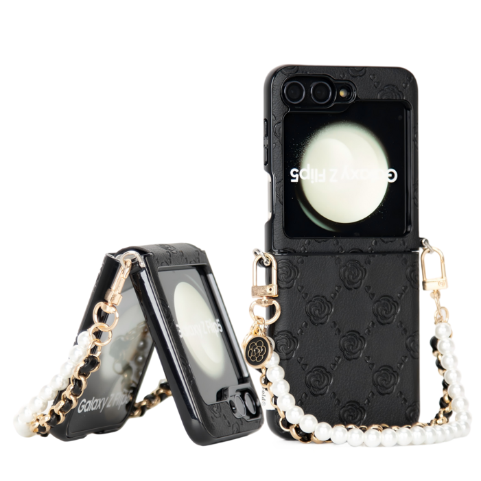 윰스모르 럭셔리 스트랩 갤럭시 Z 플립 힌지 보호 케이스