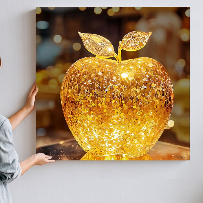 과일그림 돈들어오는 사과그림 액자 인테리어 사과액자