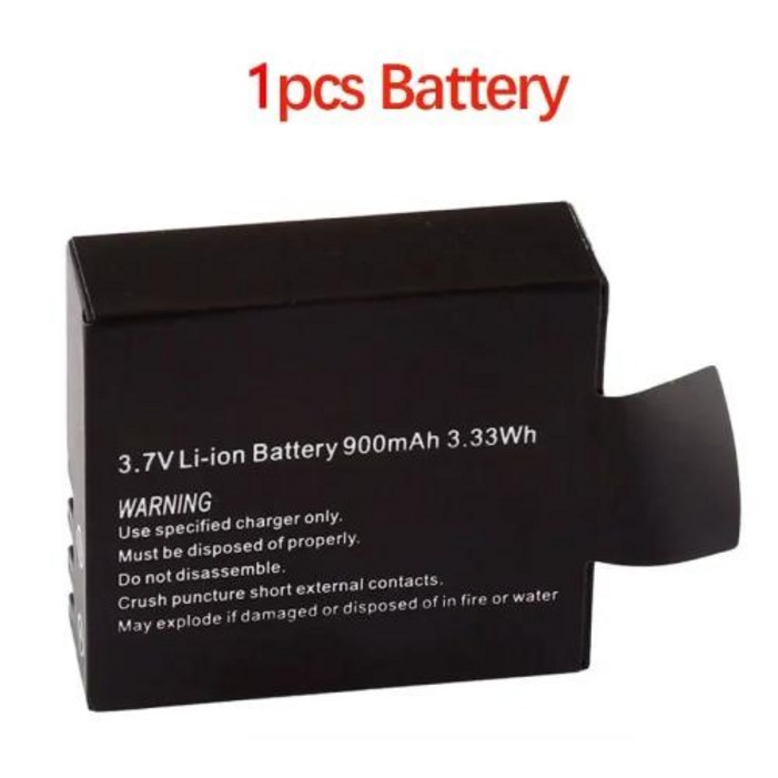 Liion Rechargable Battery 3.7V 900mAh For SJCAM SJ4000 WiFi SJ5000 WiFi SJ6000 SJ7000 WIFi M10 SJ50