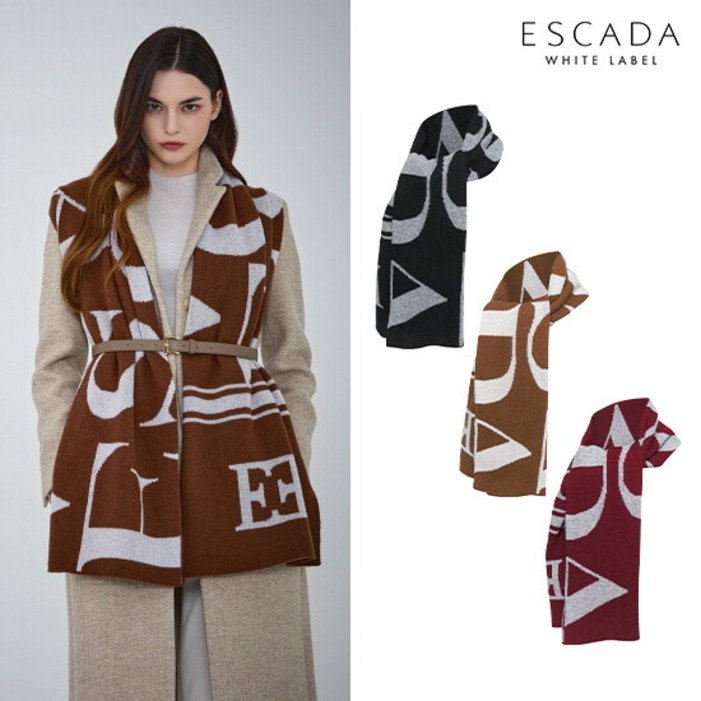 에스까다 울 캐시미어 머플러