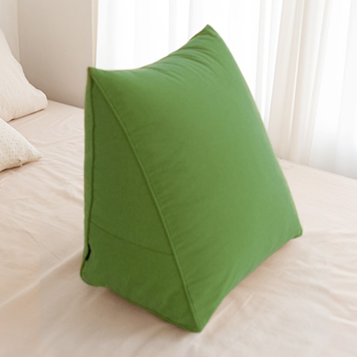 쿠션이야기 오래가는 삼각 등쿠션, 진그린