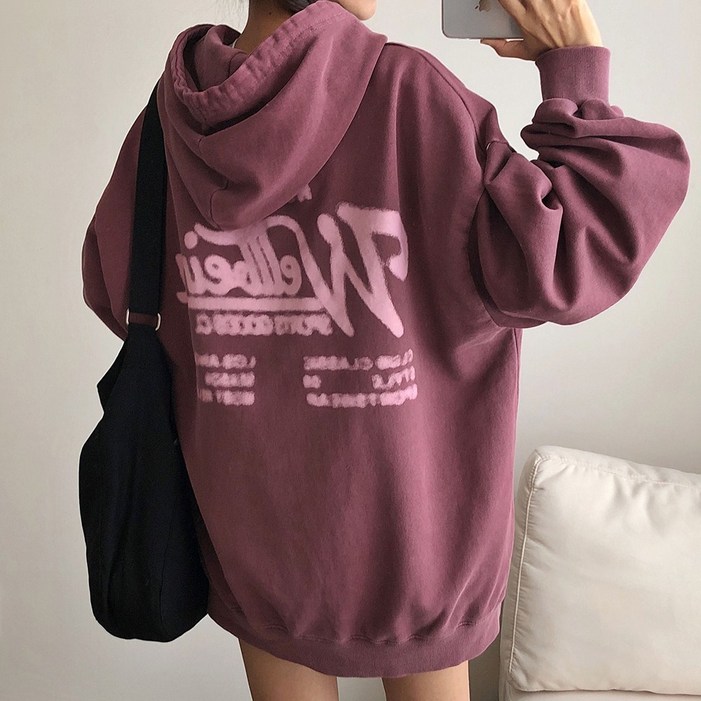 러브앤시티 기모선택 남녀공용 피그먼트 웰빙 후드티셔츠 오버핏 빅사이즈 후드티 프리미엄 원단