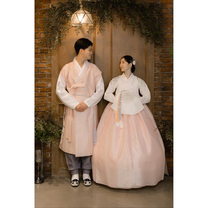 대여2인 신랑신부한복대여 커플한복 돌잔치 웨딩촬영한복