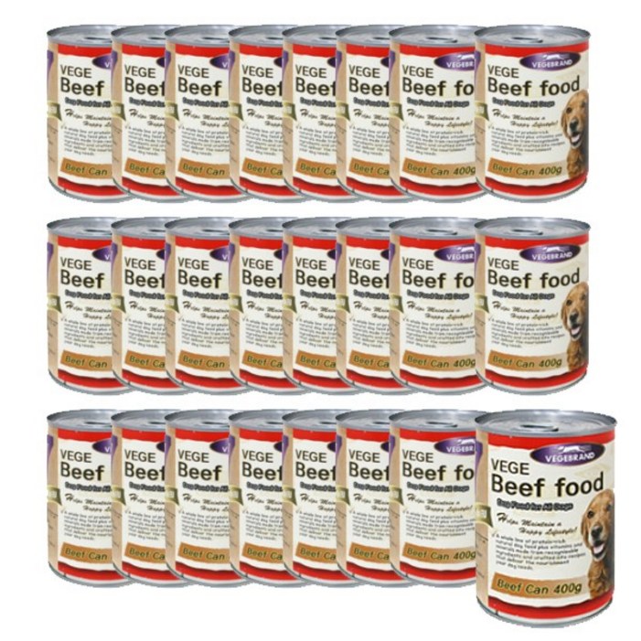 베게브랜드 반려견 습식 캔