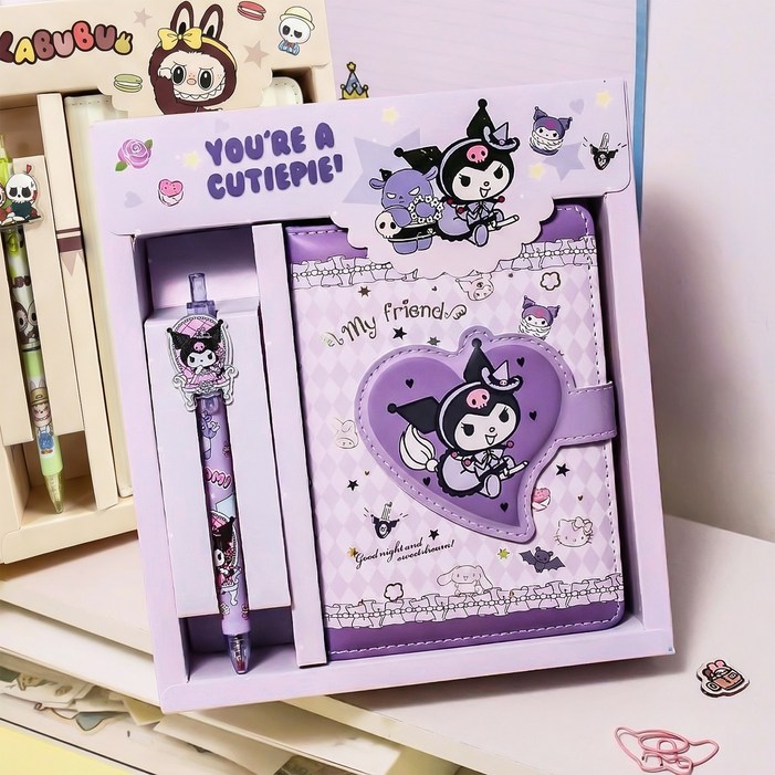 Colvani 쿠로미 다이어리 꾸미기 라부부 학용품 문구 다꾸 불펜 생일 선물