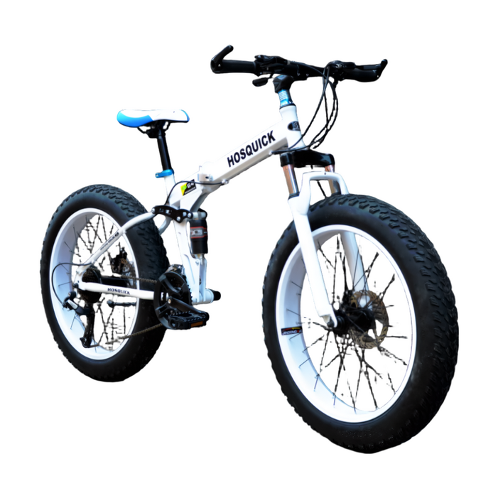 칼리도 접이식 MTB자전거 펫바이크 오프로드 광폭 타이어, 1개, 195cm, 화이트x26인치x30단