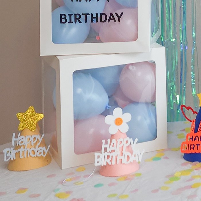 연지마켓 생일 풍선 레터링 DIY 벌룬박스