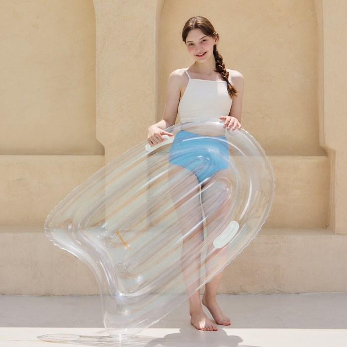 스윔어바웃 대형 파도타기 V2 모양 튜브 어린이 성인 물놀이튜브