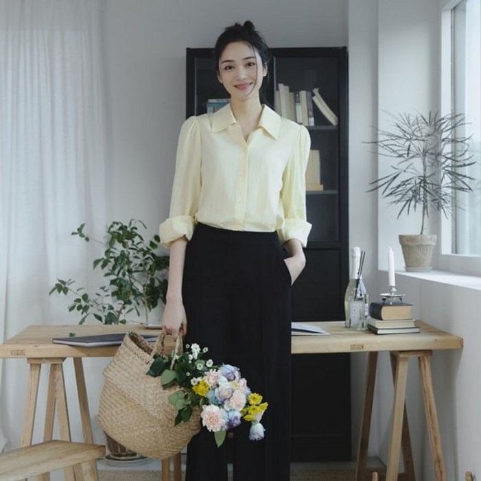 잇미샤 24 와이드 셋업 팬츠 ITO3ZPT520137412