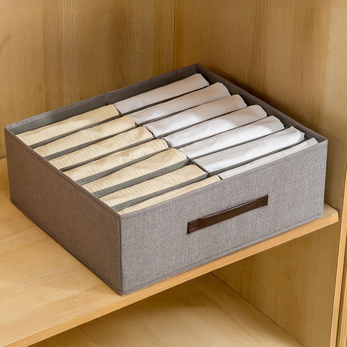 오비안 고급형 탄탄한 옷 정리함 칸칸이 수납함