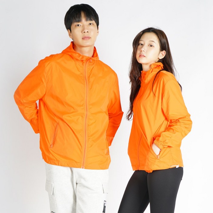 여기잠깐 남여공용 초경량 얇은 바람막이 자켓 점퍼 여성 등산 런닝용 자외선 차단 필라테스 요가 운동 윈드브레이커