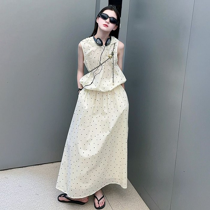 해피유통어린이 여름 캐주얼 후드 투피스 간편 스타일14세 이상XG03