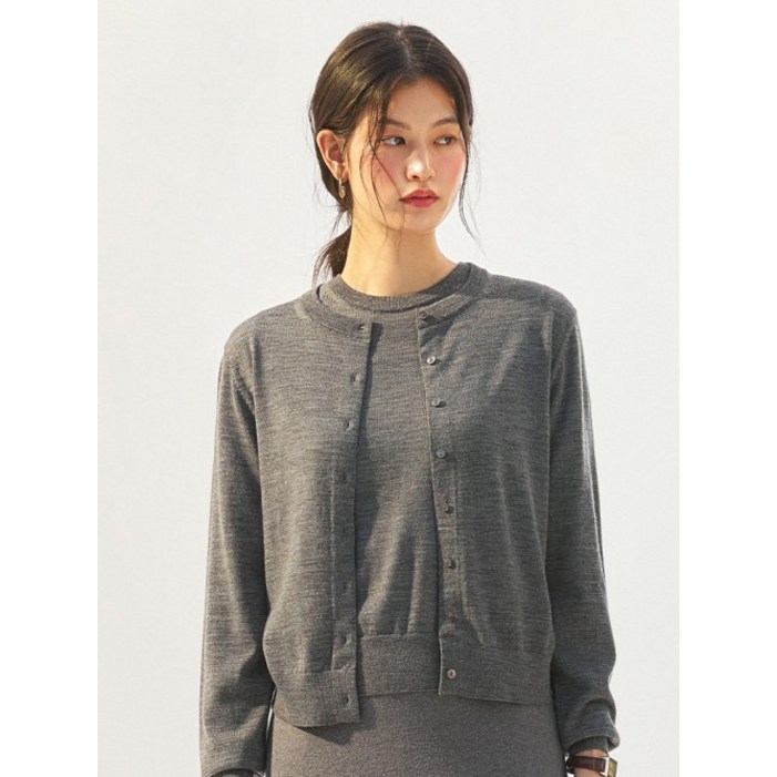 탑텐 여성 프리미엄 화인 메리노 가디건MSE4EC2001 MSE4EC2001