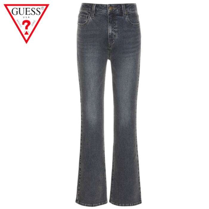 [백화점발송] 게스 여성 청바지 사계절 플레어 부츠컷 M톤 스판 데님팬츠