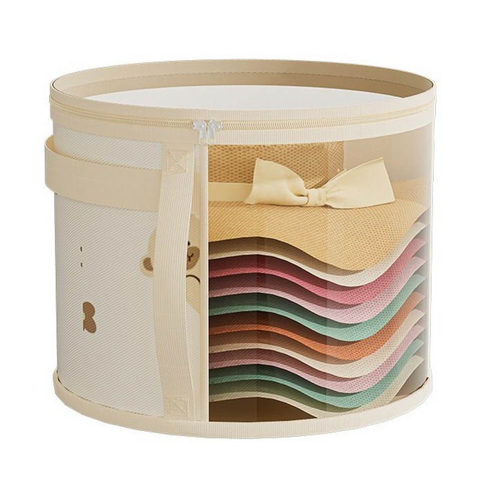 드리숲 대형 챙있는 모자 수납 보관함 정리함