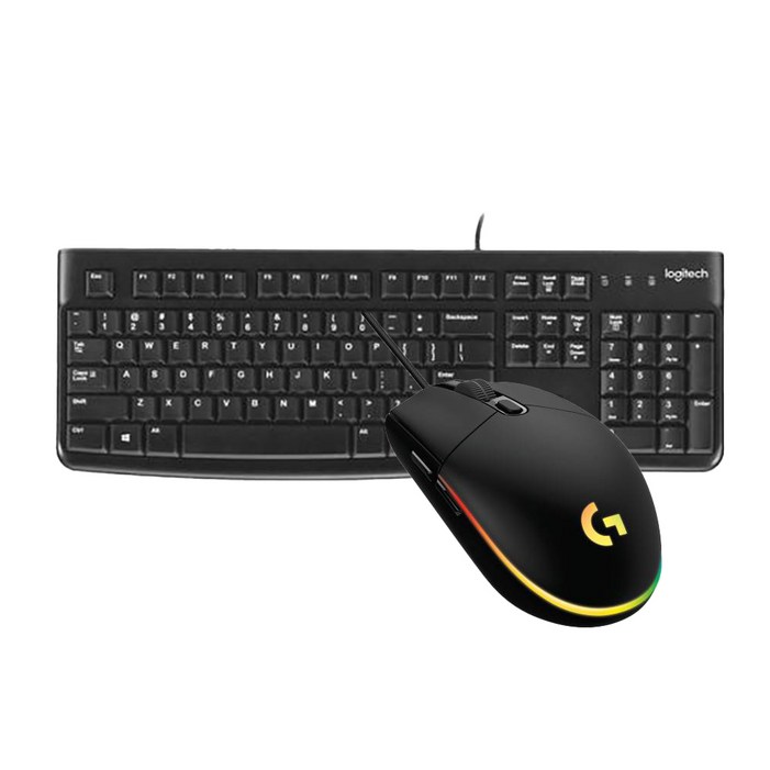 로지텍 K120 NEW 유선 키보드로지텍 G102 블랙 벌크 게이밍 유선 마우스세트