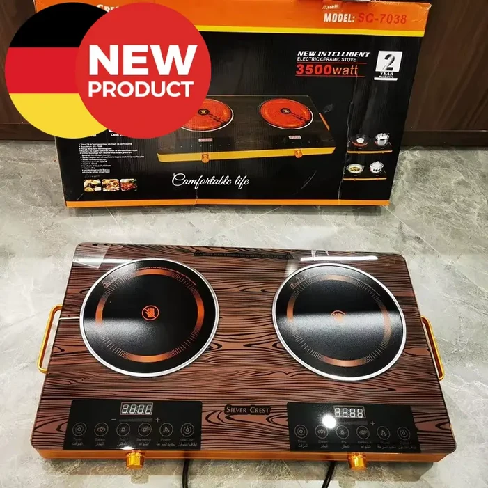 mono 독일기술 고출력3500W 2구 전기 세라믹레인지 더블 이동식 쿠커 인덕션무료 사은품 증정