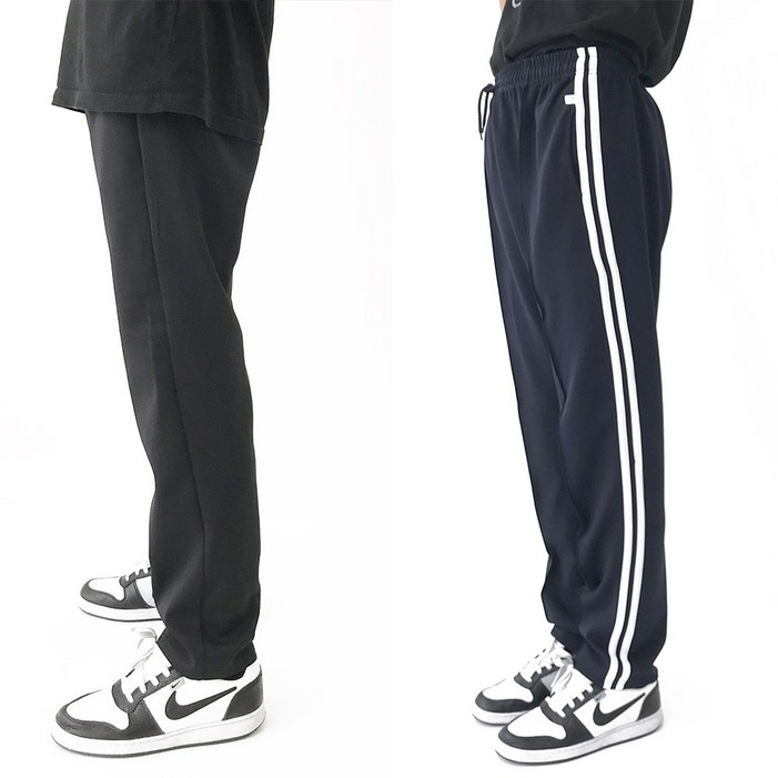 학교 체육복 바지 남녀공용 운동복 곤색 바지 검정 네이비 중학교 고등학교 2636