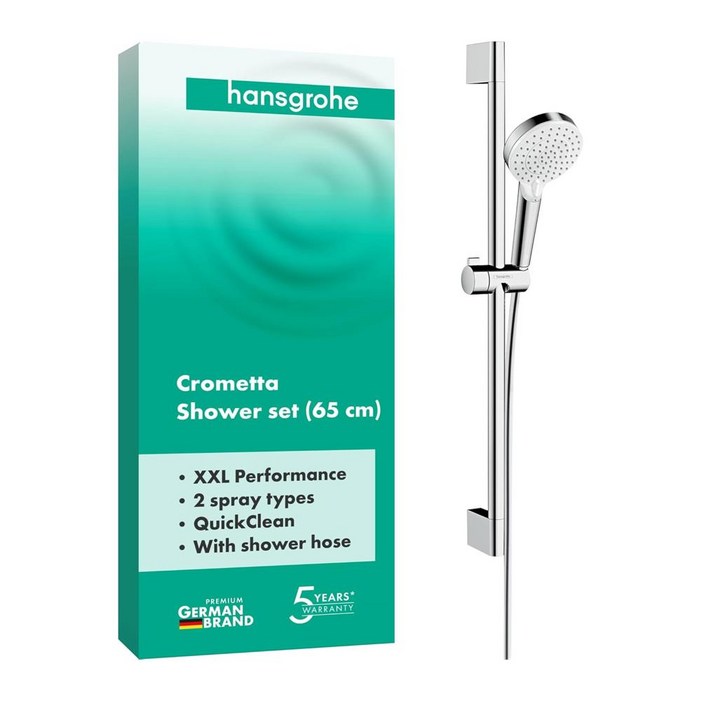 hansgrohe 한스그로헤 크로메타 샤워 세트 26532400 화이트/chrome