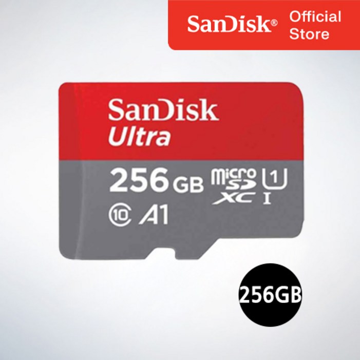 샌디스크 코리아 공식인증정품 마이크로 SD 카드 SDXC ULTRA 울트라 QUAC 256GB