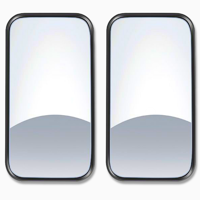 오너백 차량 실내 편리한 뒷자석 와이드 보조거울, 2개, 블랙 컨텐츠 참조