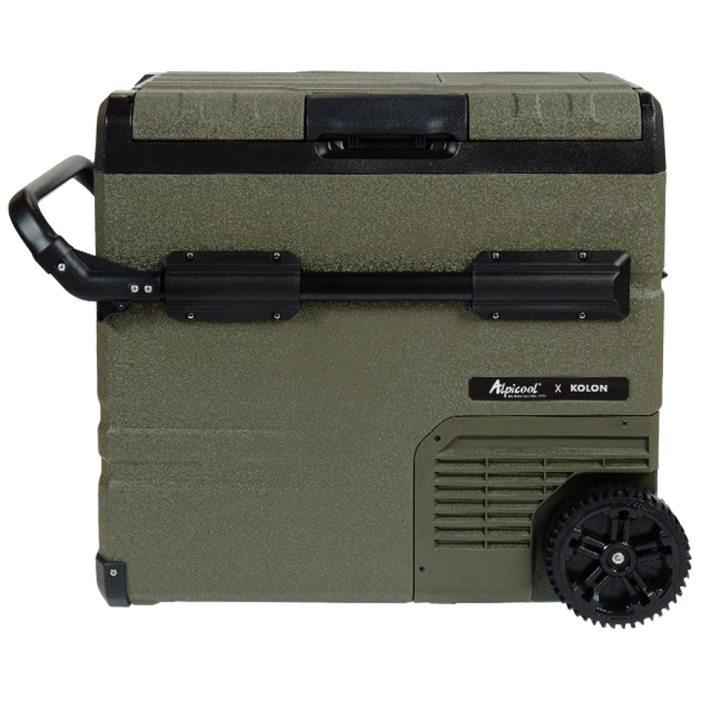 코오롱 공식판매 알피쿨 X시리즈 정품 캠핑 차량용 냉장고 블루투스 이동식 낚시 화물, X55, 올리브