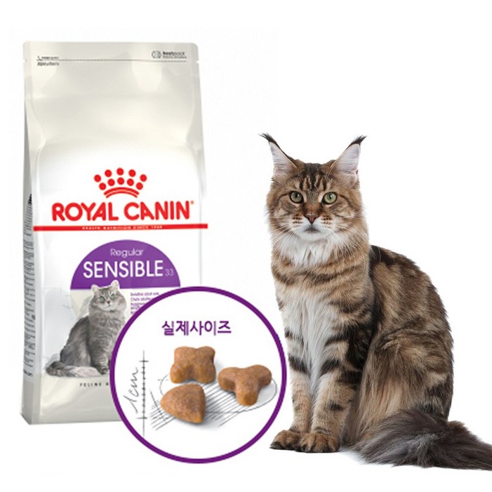 로얄캐닌 캣 센서블 2kg 고양이 사료, 2kg, 1개 로얄캐닌 캣 센서블 2kg 고양이 사료, 2kg, 1개