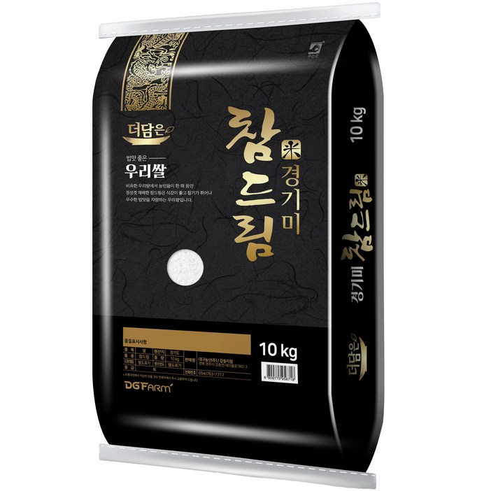 더담은 경기미 참드림 쌀, 10kg, 1개