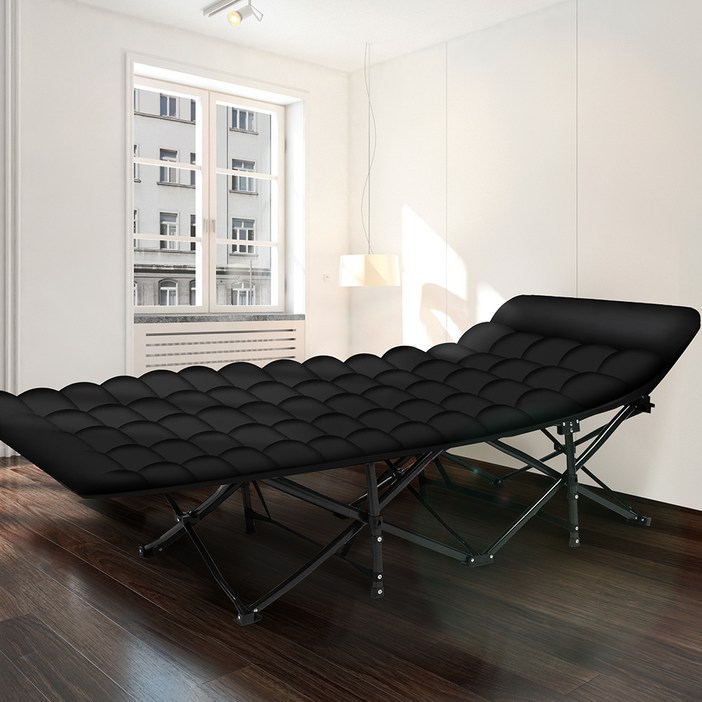 하비티 휴대용 접이식 간이침대  쿠션패드 세트