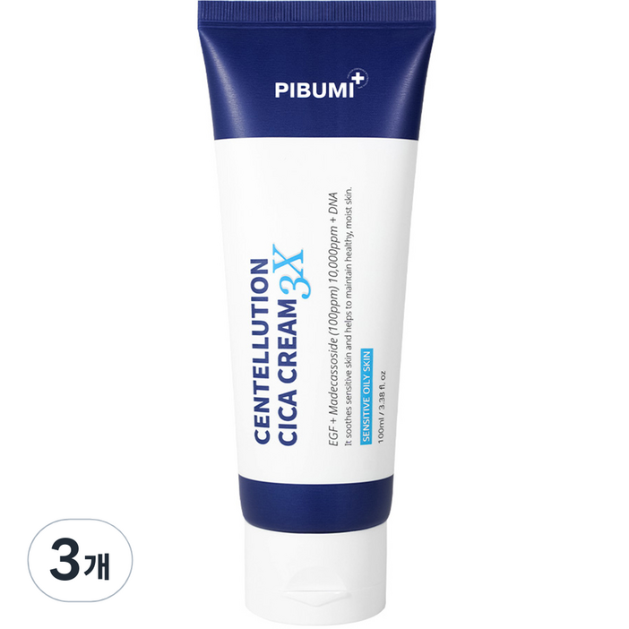 피부미 센텔루션 시카 크림 쓰리엑스 지복합성, 100ml, 3개