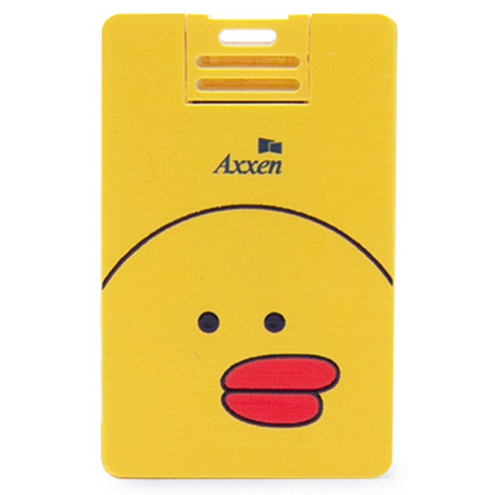 액센 뚱글이 오리 캐릭터 카드형 USB 메모리 U38, 128GB, 1개