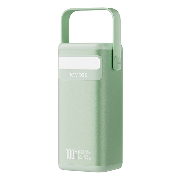 로모스 PMT60 초고속 대용량 보조배터리 100W 60000mAh, 그린, PMT601D2 로모스 PMT60 초고속 대용량 보조배터리 100W 60000mAh, 그린, PMT601D2