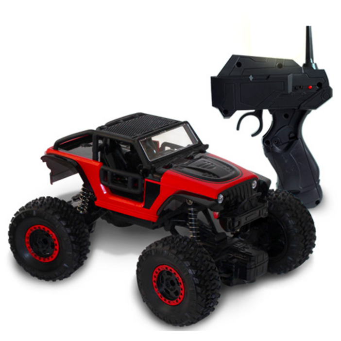 반디 익스트림 무선 조종 오프로드 RC카, RED, 1개