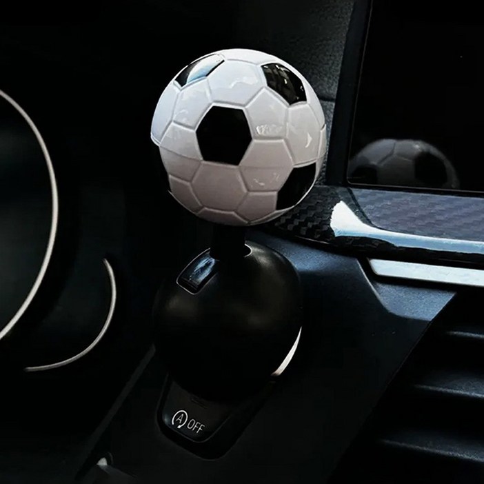 리버폭스 축구공 조이스틱 차량용 스타트 버튼, 블랙, 1개